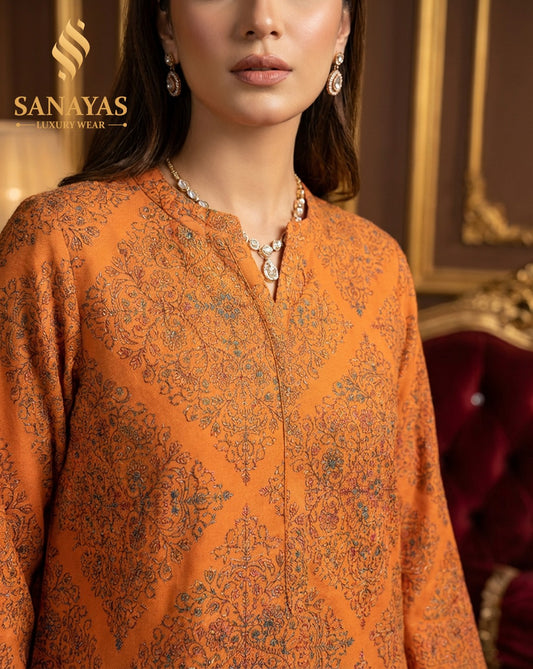 Sanayas Bright Orange Kurta